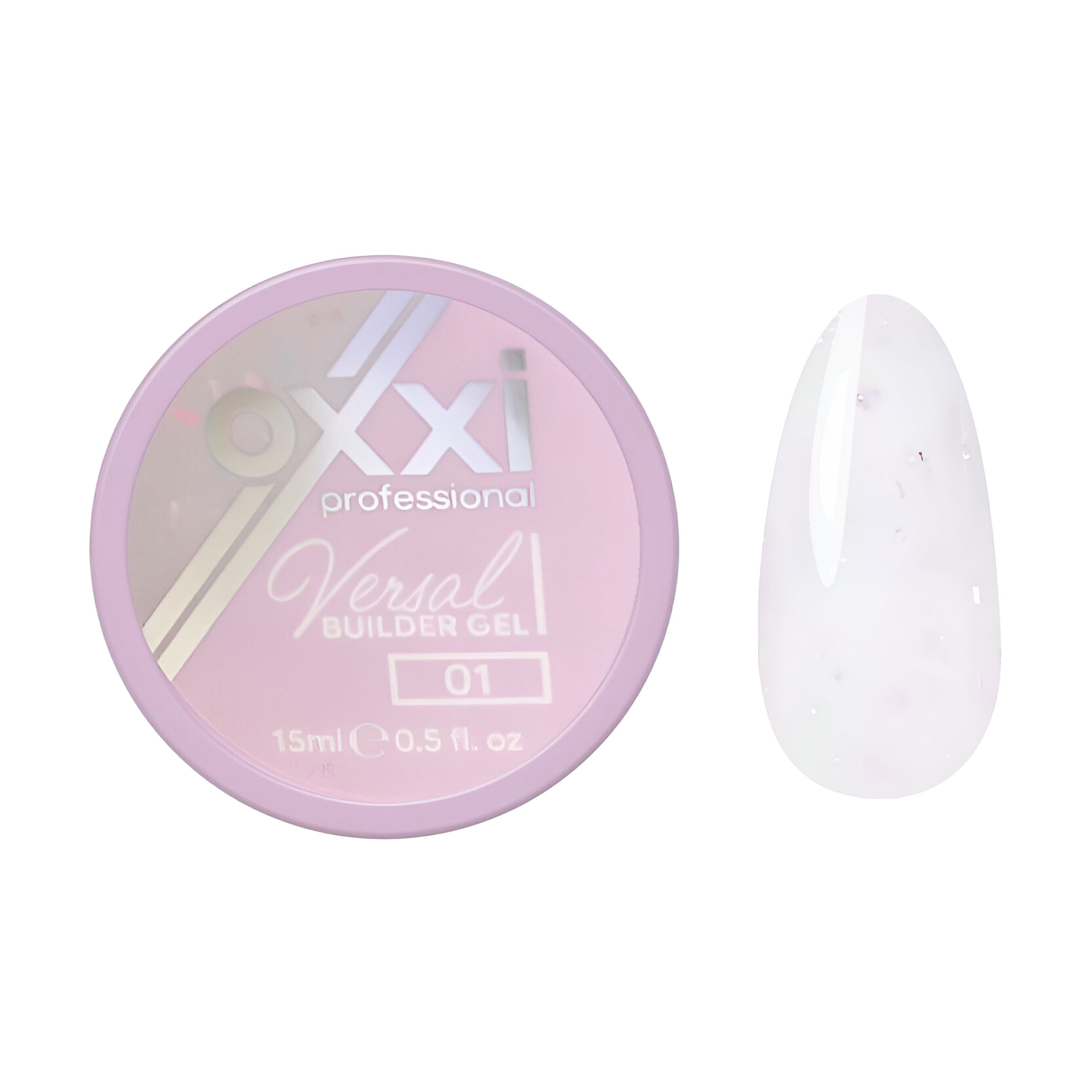 Моделювальний гель для нігтів Oxxi Professional Versal Builder Gel 01, 15 мл